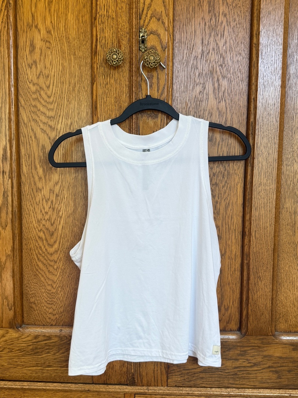 Vuori White Muscle Tank